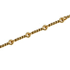 Cross Tag & Charm Necklace