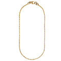 Textured Link Ornate Clasp Necklace