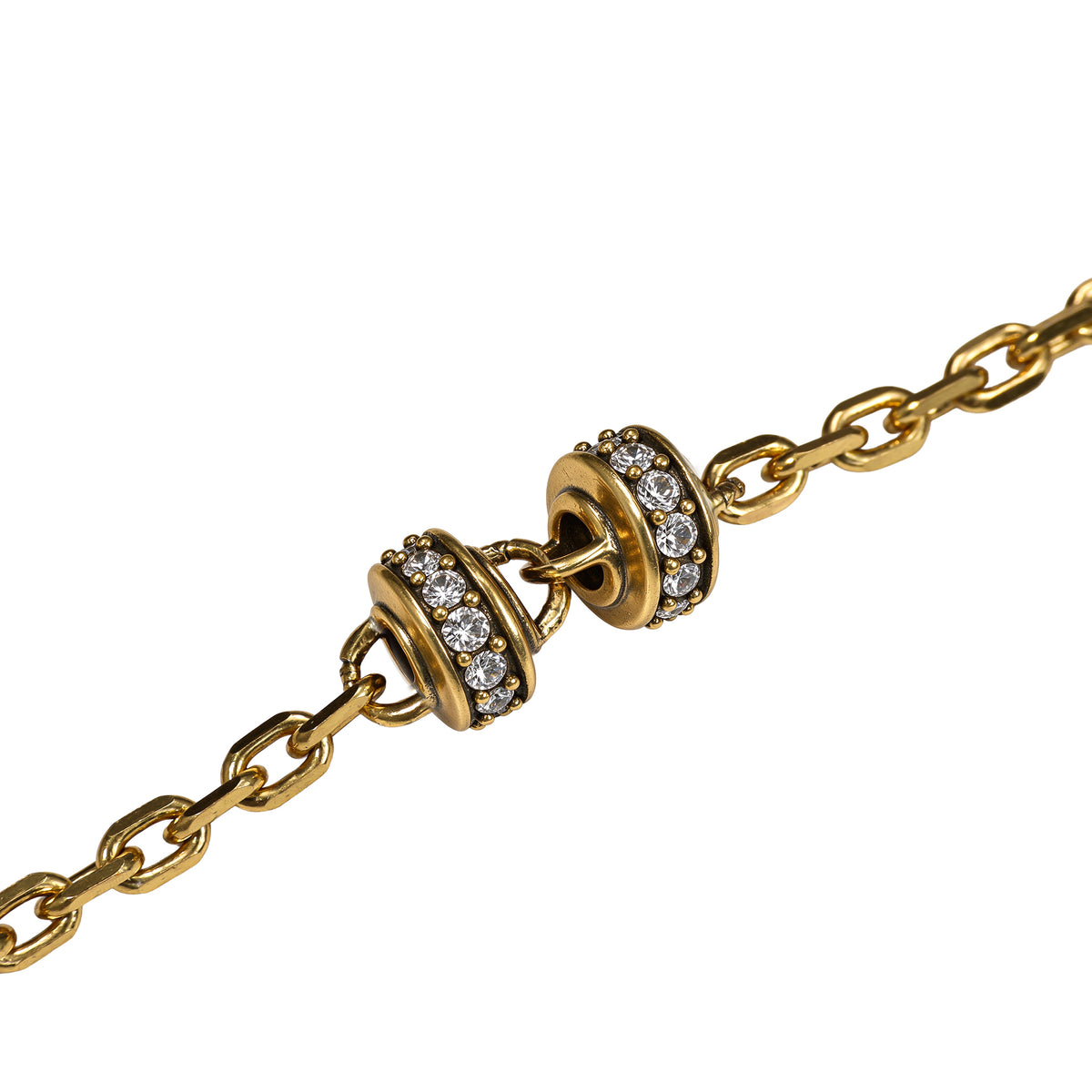 Ornate Cross Hook Chain Necklace