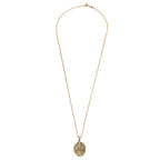 Ornate Cross Filigree Pendant Necklace