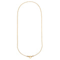 Pavé Ring Clasp Rope Chain Necklace