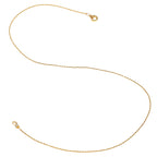Pavé Ring Clasp Rope Chain Necklace