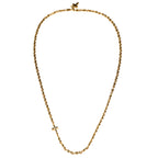 Minimal Cross Chain Necklace