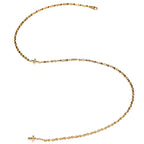 Minimal Cross Chain Necklace