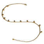 Textured Sphere Charm Necklace