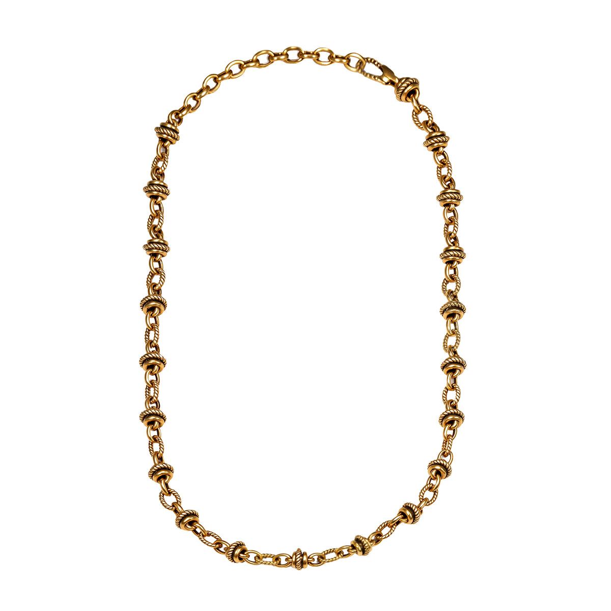 Textured Toggle Chain Necklace