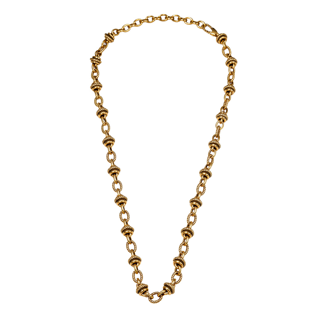 Textured Toggle Chain Necklace
