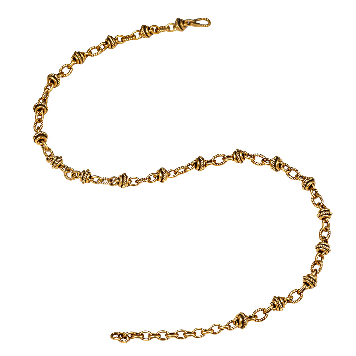 Textured Toggle Chain Necklace