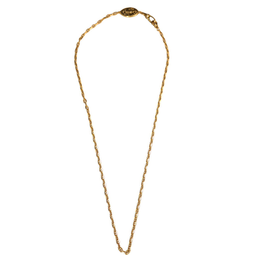 Ornate Cross Medallion Link Necklace