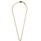 Ornate Cross Medallion Link Necklace