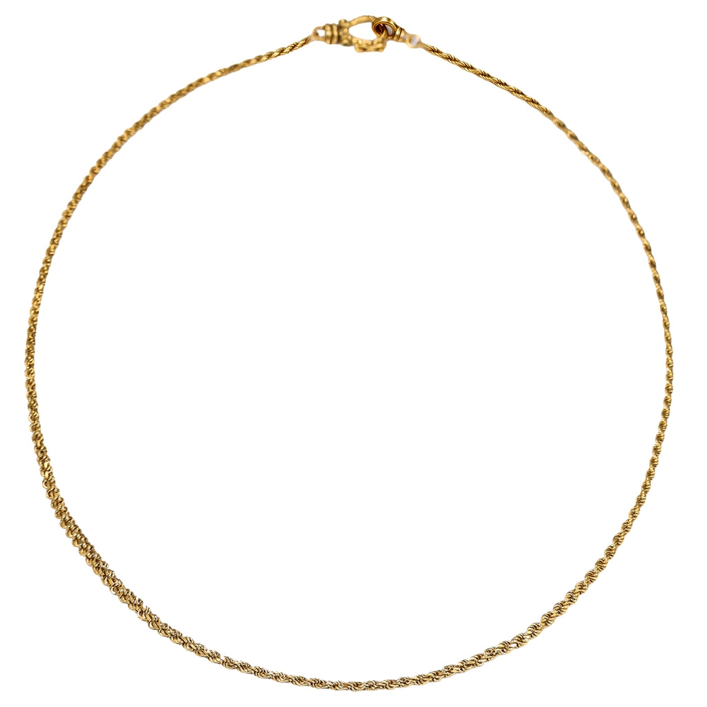 Ornate Toggle Rope Chain Necklace