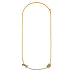 Figurative Plaque Chain Necklace