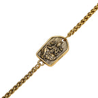 Figurative Plaque Chain Necklace