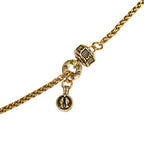 Figurative Plaque Chain Necklace