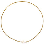 Ornate Cross Toggle Chain Necklace