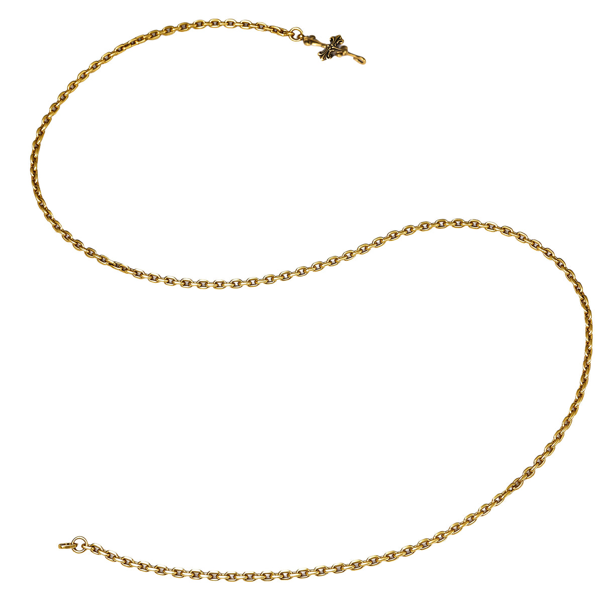 Ornate Cross Toggle Chain Necklace
