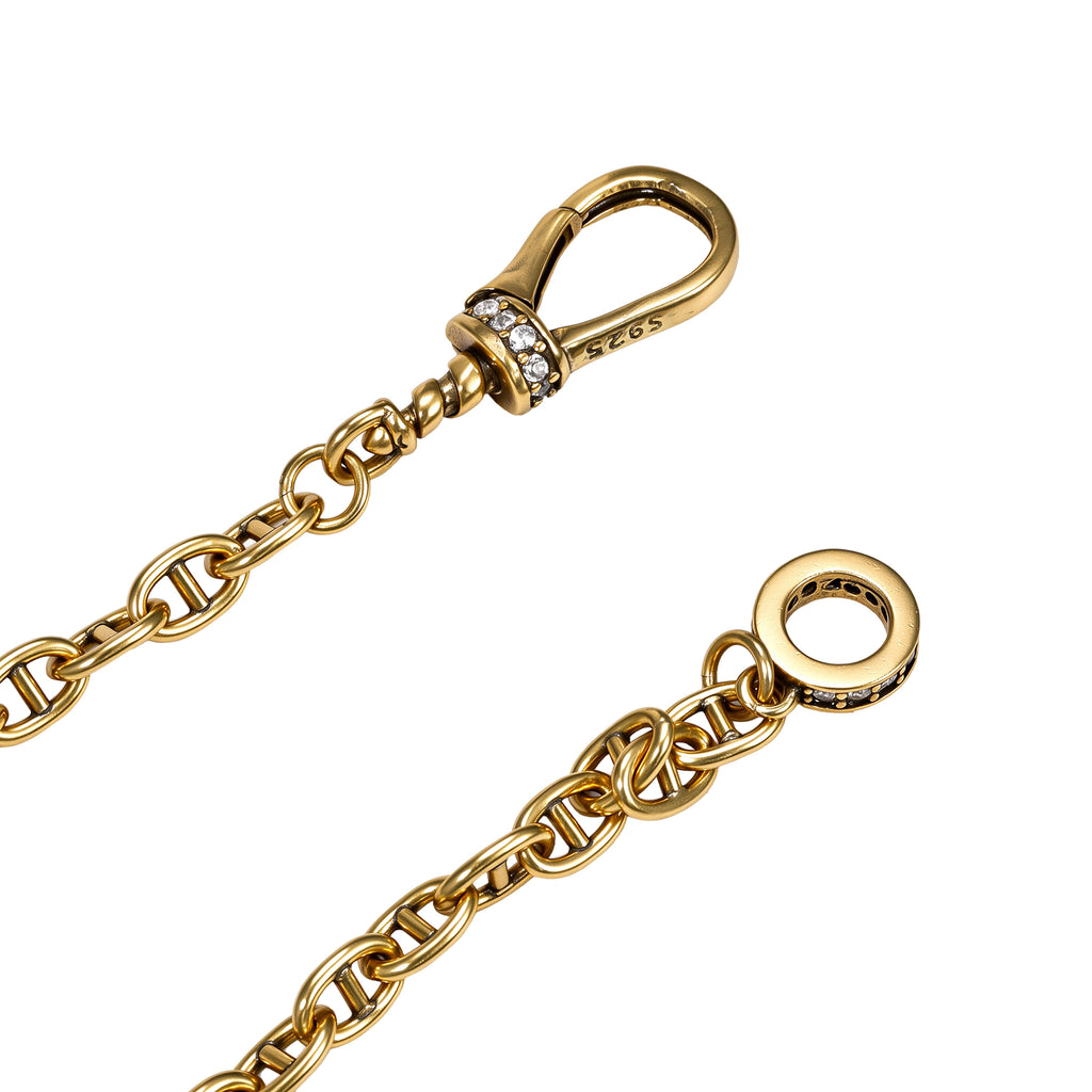 Decorative Lobster Clasp Link Necklace