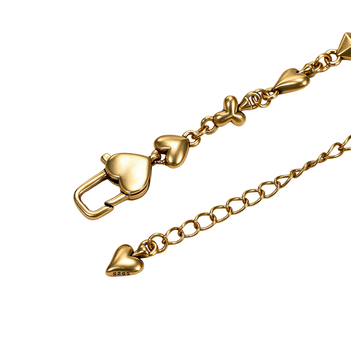 Heart & Butterfly Charm Necklace