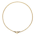 Ornate Ring Clasp Rope Chain Necklace