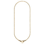 Ornate Ring Clasp Rope Chain Necklace