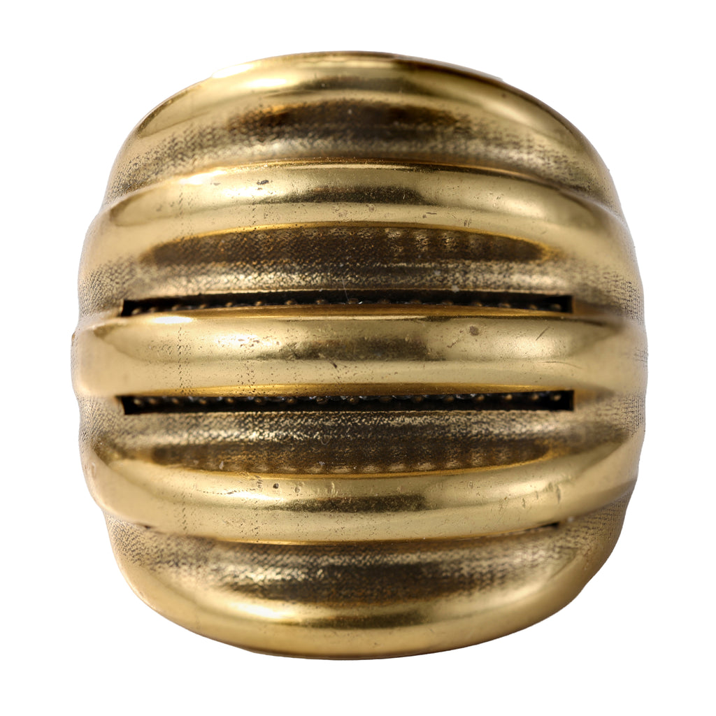 Layered Pavé Curve Statement Ring