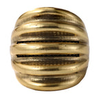 Layered Pavé Curve Statement Ring