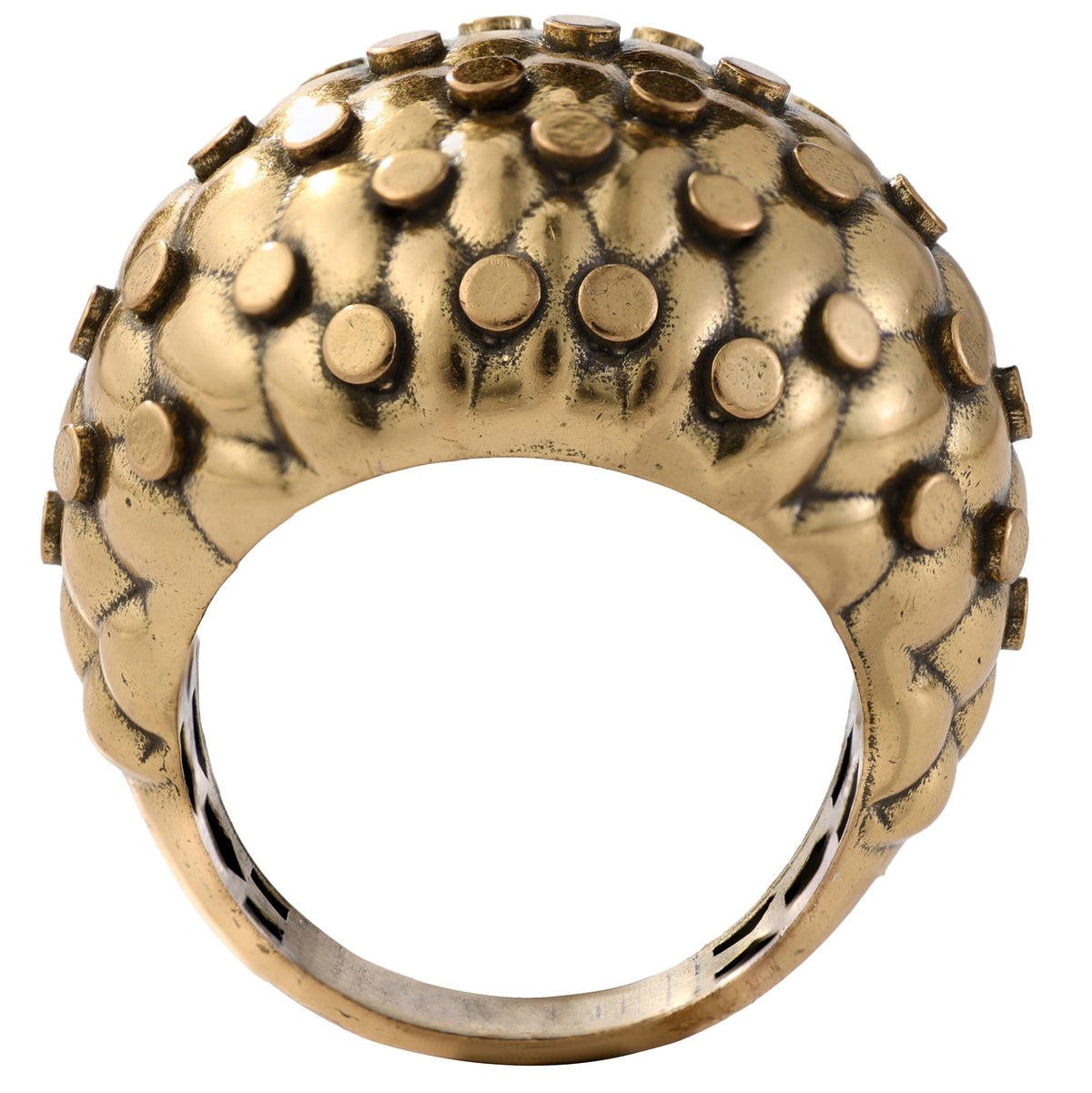 Studded Dome Statement Ring