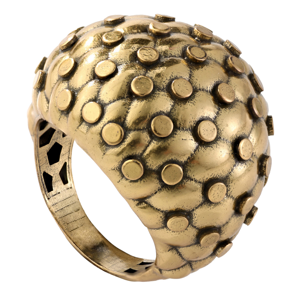 Studded Dome Statement Ring