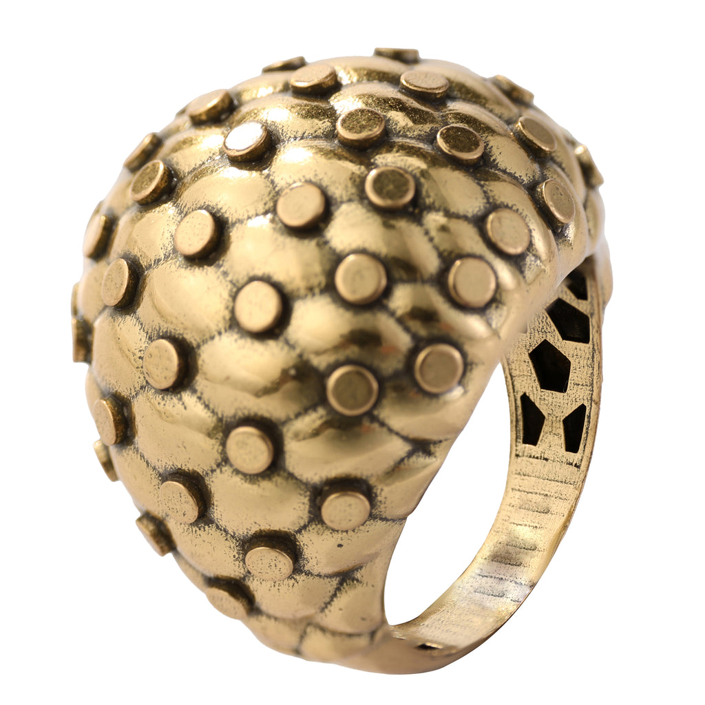 Studded Dome Statement Ring