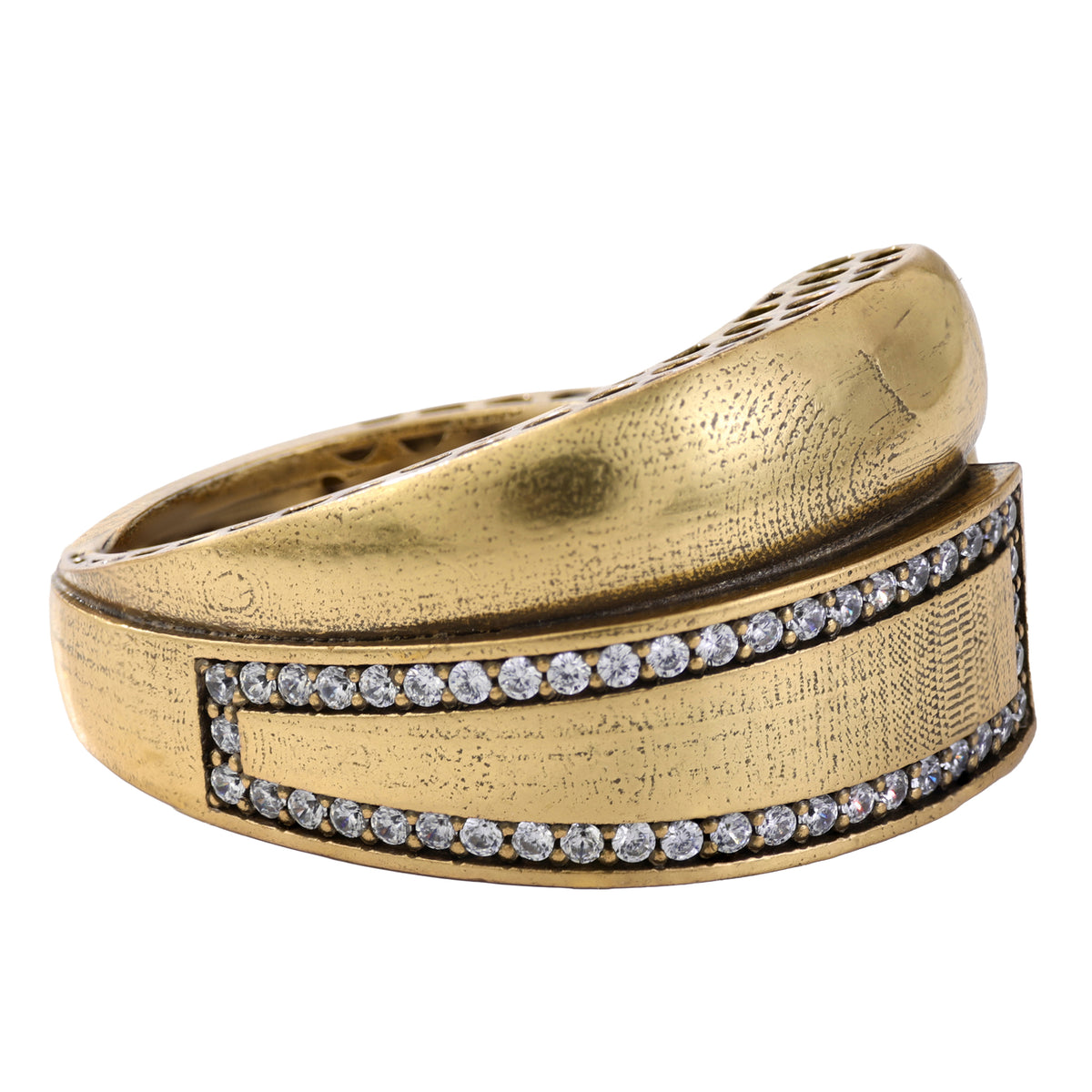 Layered Pavé Statement Ring