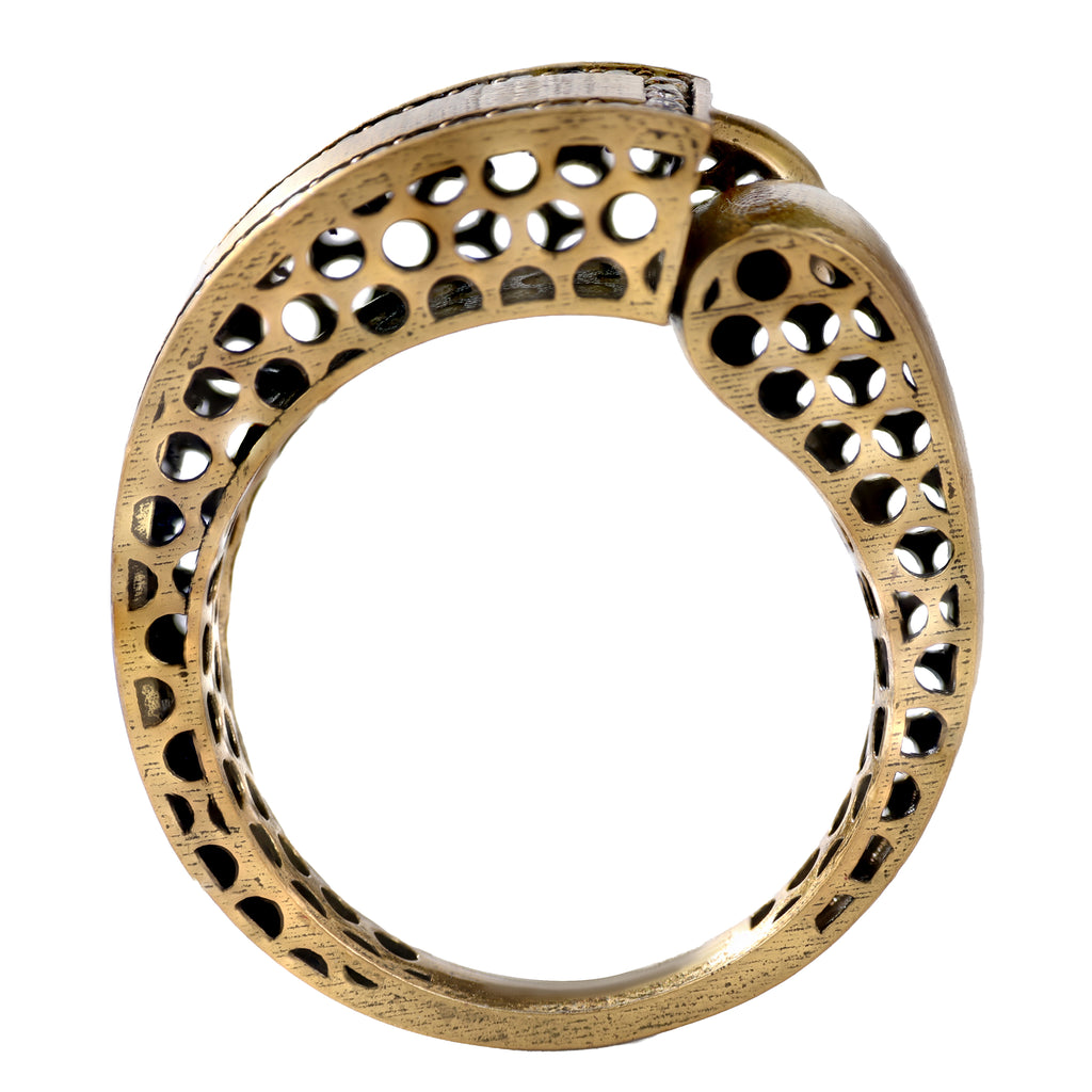 Layered Pavé Statement Ring