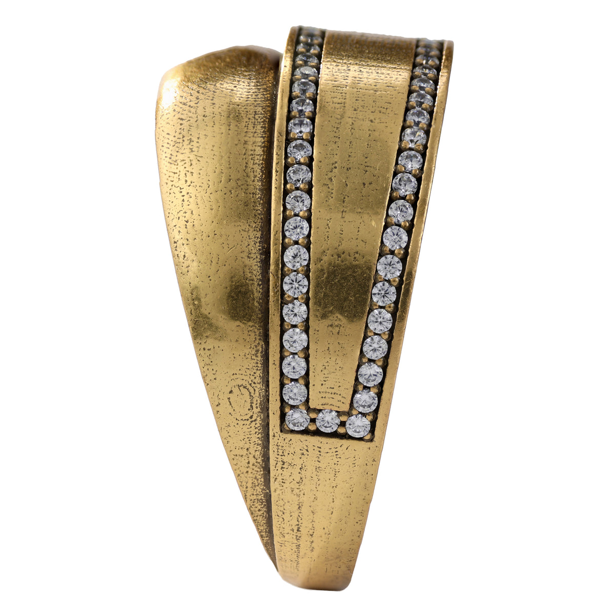 Layered Pavé Statement Ring