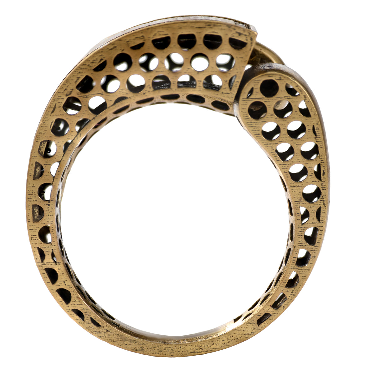 Layered Pavé Statement Ring