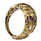 Botanical Openwork Statement Ring