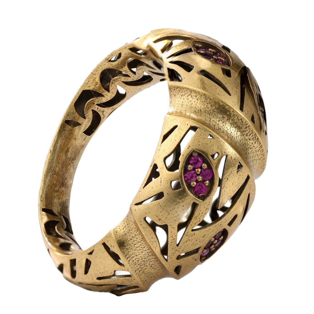 Botanical Openwork Statement Ring