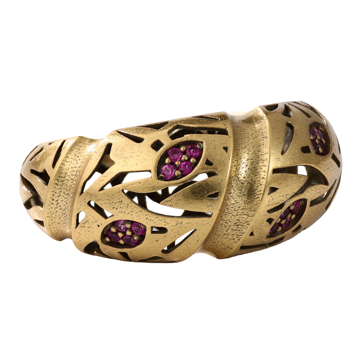 Botanical Openwork Statement Ring