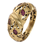 Botanical Openwork Statement Ring