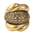 Woven Sculptural Statement Ring