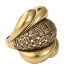 Woven Sculptural Statement Ring