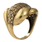 Woven Sculptural Statement Ring