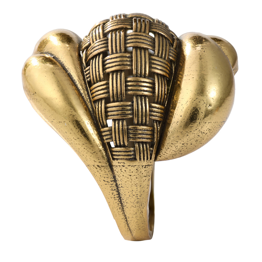 Woven Sculptural Statement Ring