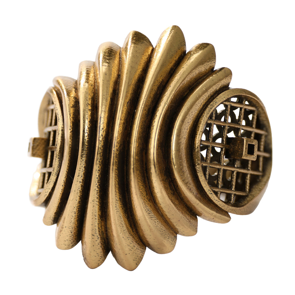 Layered Wave Sculptural Ring