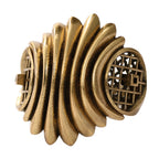 Layered Wave Sculptural Ring