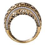 Architectural Pavé Statement Ring