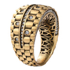 Architectural Pavé Statement Ring