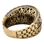 Architectural Pavé Statement Ring