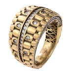 Architectural Pavé Statement Ring