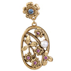 Floral Pearl Openwork Pendant