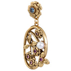 Floral Pearl Openwork Pendant