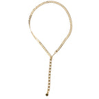 Curb Chain Y Necklace